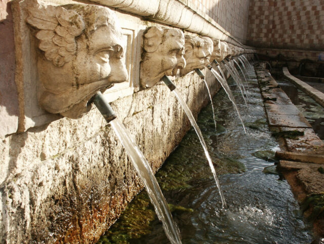Il pastore e la fontana