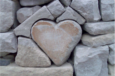 Quei sassi a forma di cuore